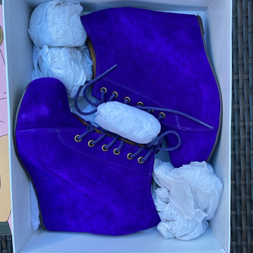 Jeffrey Campbell 99 Tie Wedge Bootie - Picture 7 of 10